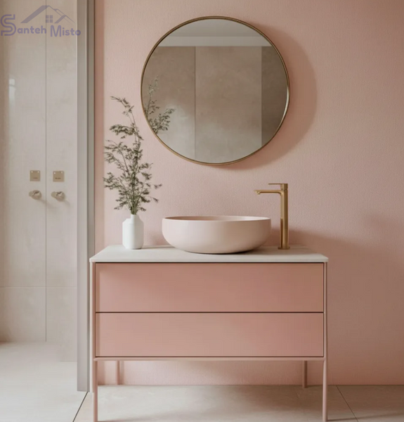 Змішувач для раковини (умивальника) REA DROP BRUSHED COPPER високий REA-B8972 фото