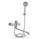 Смеситель для ванны Lidz Luna 005 (c душевым гарнитуром) (k35) LDLUN005NKS46093 Nickel SD00052217 фото 1