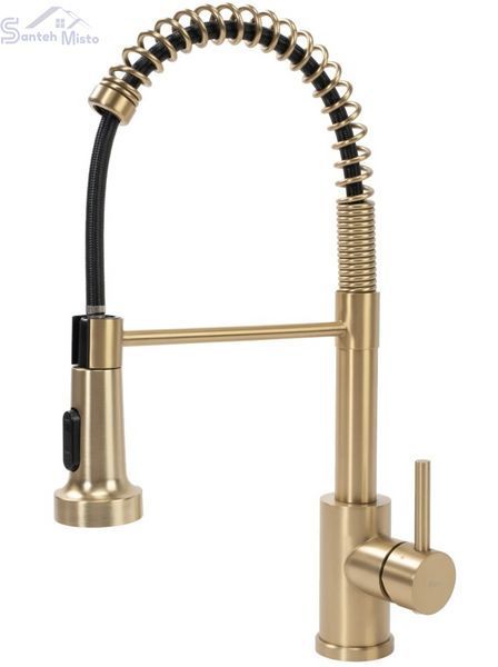 Змішувач для кухні REA COLIN BRUSHED GOLD матове золото REA-B4821 фото