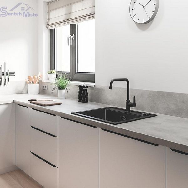 Набір змішувачів 4 в 1 для ванної кімнати та кухні Grohe QuickFix Start Black M-Size UA303301MK CV033954 фото