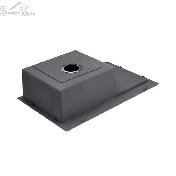 Кухонна мийка Kroner KRP Schwarze - 7844HM PVD (3/1 мм) CV025277 фото
