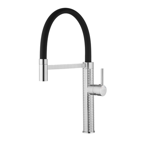 Змішувач для кухні з гнучким виливом Pllen&oacute; Lazio BLK15 spazzolato SM430010 фото