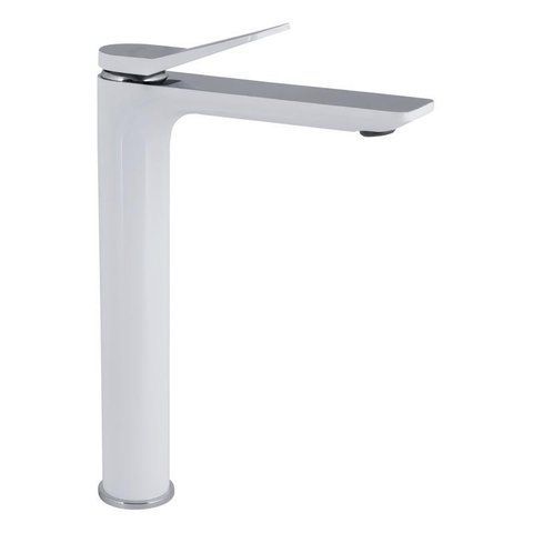 Змішувач для раковини Qtap Presto високий QTPRE269CRW45577 Chrome/White 2366196531 фото