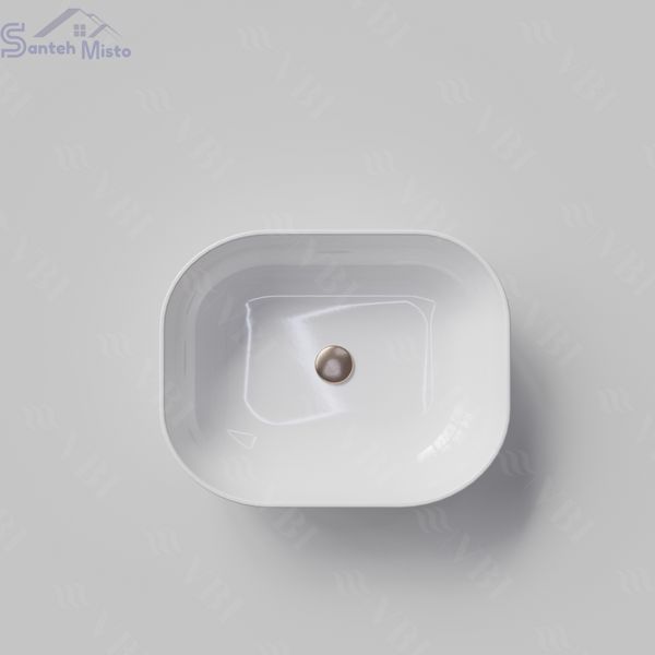 Умывальник (раковина) VBI BERGAMO WHITE накладной VBI-012500 фото