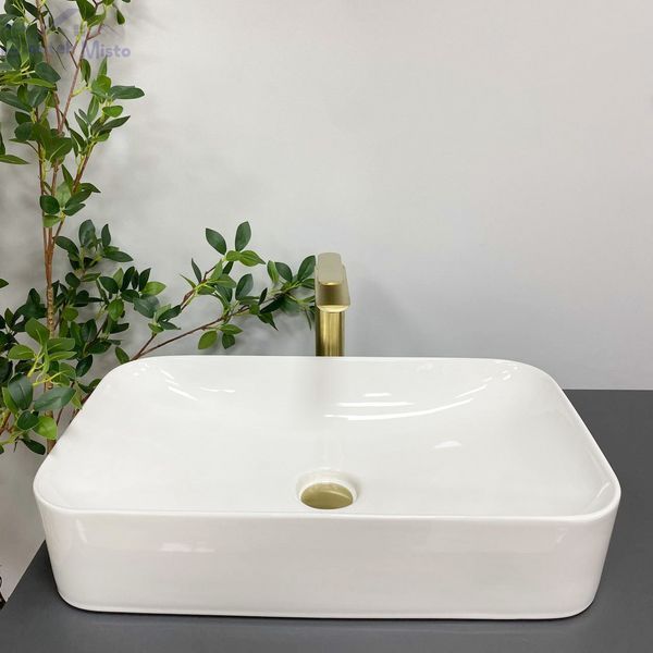 Умивальник (раковина) VBI TREVI WHITE накладний VBI-012604 фото