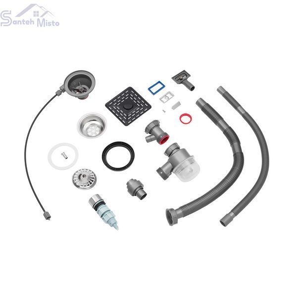 Кухонна мийка Kroner KRP Schwarze - SET7545HM PVD (3.0/0.8 мм) CV033382 фото