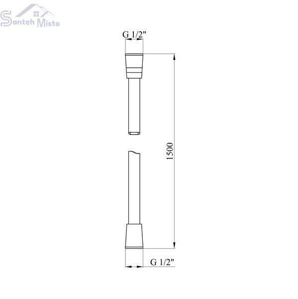 Шланг для душу Kroner Element 2860912923Z-5301 CV036162 фото