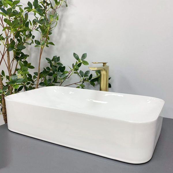 Умивальник (раковина) VBI TREVI WHITE накладний VBI-012604 фото