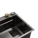 Кухонна мийка Kroner KRP Schwarze - SET7545HM PVD (3.0/0.8 мм) CV033382 фото 10