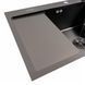 Кухонная мойка CM 65*50 R черная PVD VALESO Handmade (круглый сифон 3,0/0,8) 45902 фото 4