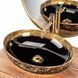 Умывальник (раковина) REA MARGOT GOLD BLACK накладной REA-U8978 фото 2