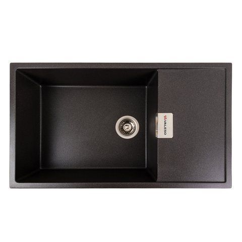 Гранитная мойка для кухни VALESO 8650 DIAMOND матовый Морион 49052 фото
