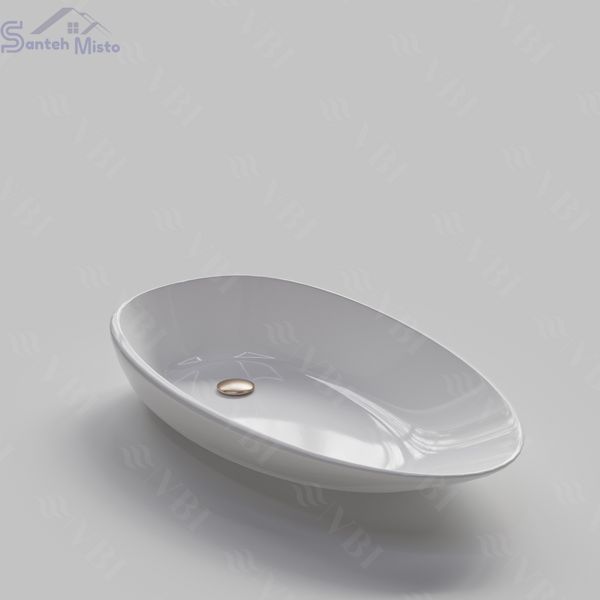 Умывальник (раковина) VBI TRENTO 75 WHITE накладной VBI-011903 фото