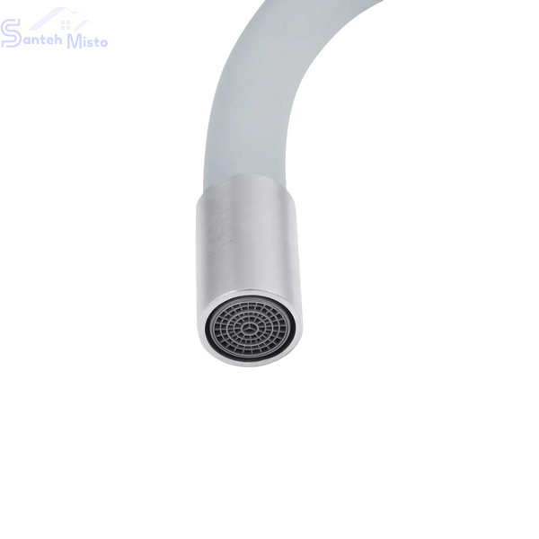 Комплект кухонної мийки Kroner KRP Derby - 50Х50HM Brush (2,5/0,5 мм) SM188 фото