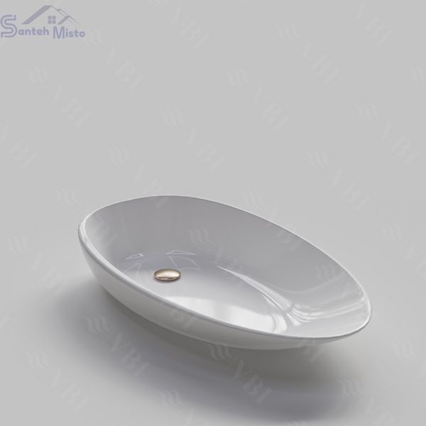Умывальник (раковина) VBI TRENTO 75 WHITE накладной VBI-011903 фото
