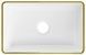 Умивальник (раковина) MEXEN NADIA 36 WHITE GOLD EDGE накладний MEX-21613605 фото 5