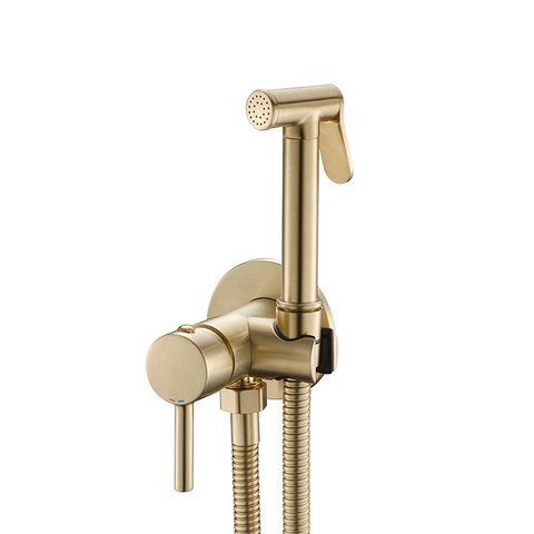 Набор гигиенического душа VBI MILANO BRUSHED GOLD VBI-050105BG фото