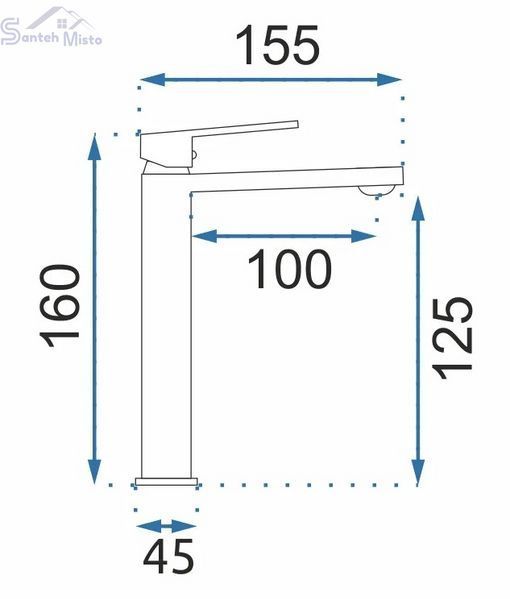 Смеситель для раковины (умывальника) REA LUPPO BLACK черный низкий REA-B5668 фото