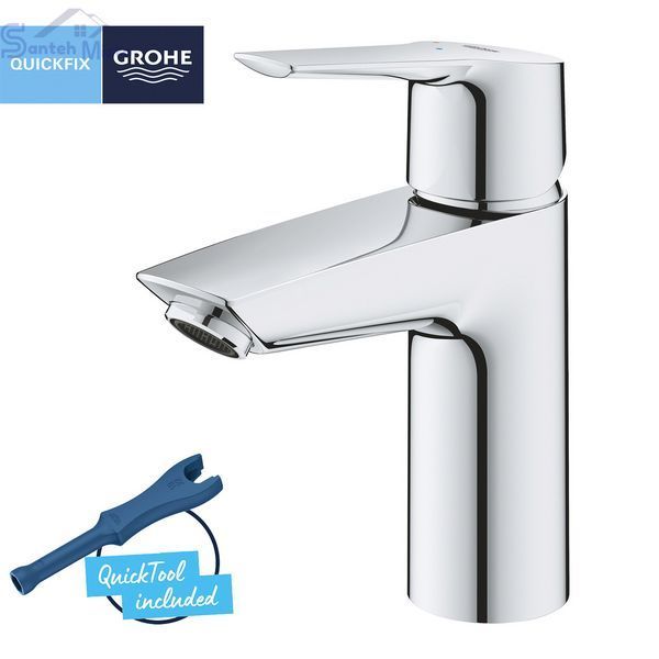 Змішувач для раковини Grohe QuickFix Start S-Size 23551002 з донним клапаном 1947371177 фото