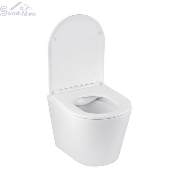 Комплект 4 в 1 : Інсталяція Grohe Solido 2 в 1 38971000 + Панель змиву для унітаза Grohe Even 389662430 + Унітаз підвісний безобідковий Kroner Armada WHI513636 RIMLESS (38971966243KA51R) CV036758 фото