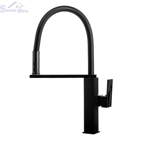 Комплект кухонної мийки Kraft KRF 60х50HM PVD (3.0/1.0 мм) DEKOR SM20680 фото