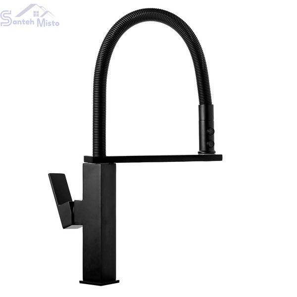 Комплект кухонної мийки Kraft KRF 60х50HM PVD (3.0/1.0 мм) DEKOR SM20680 фото