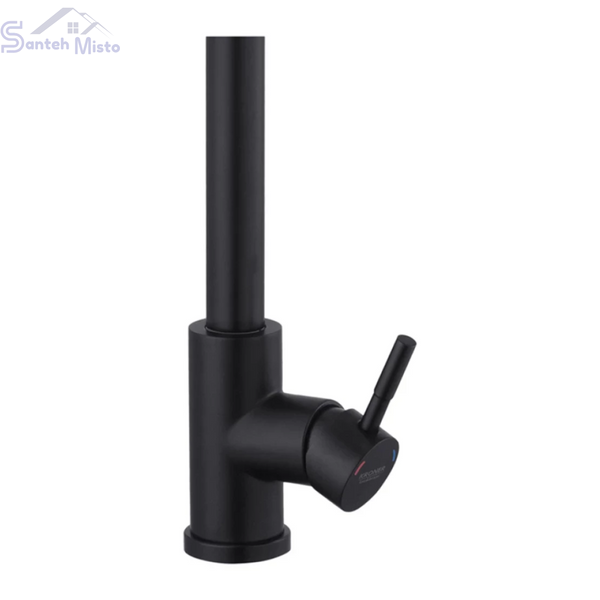 Комплект кухонної мийки&nbsp;Kroner KRP Schwarze - 60х50HM PVD (3.0/1.0 мм) SM745 фото