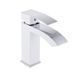 Змішувач для раковини Qtap Swan Cascada QTSWA270CRW45568 Chrome/White 2366196534 фото 1