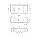 Умывальник (раковина) VBI APRILIA R WHITE подвесной VBI-015607 фото 2