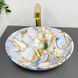Умывальник (раковина) VBI PARMA MARBLE BLUE GLOSSY накладной VBI-011016 фото 1