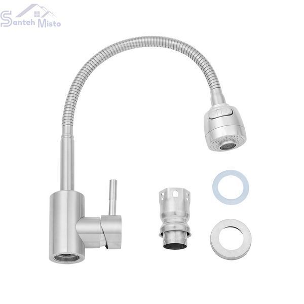 Смеситель для кухни с гибким изливом Agua Acero - INOX035-2 CV023291 фото