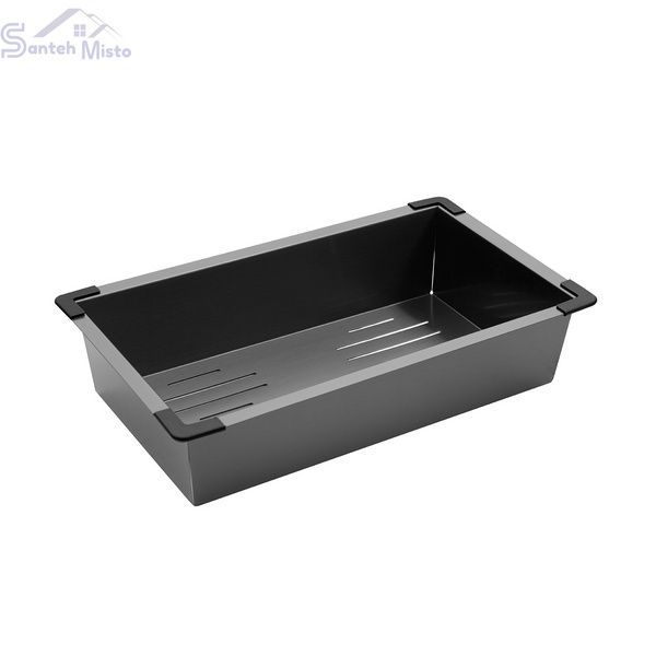 Кухонна мийка Kroner KRP Schwarze - 6350HM PVD (3.0/1.0 мм) CV031453 фото