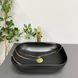 Умивальник (раковина) VBI RAVENNA BLACK STONE MATT накладний VBI-011214 фото 1