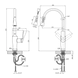 Комплект кухонной мойки Kroner KRP Geb&uuml;rstet 5050HM SM9935 фото 13