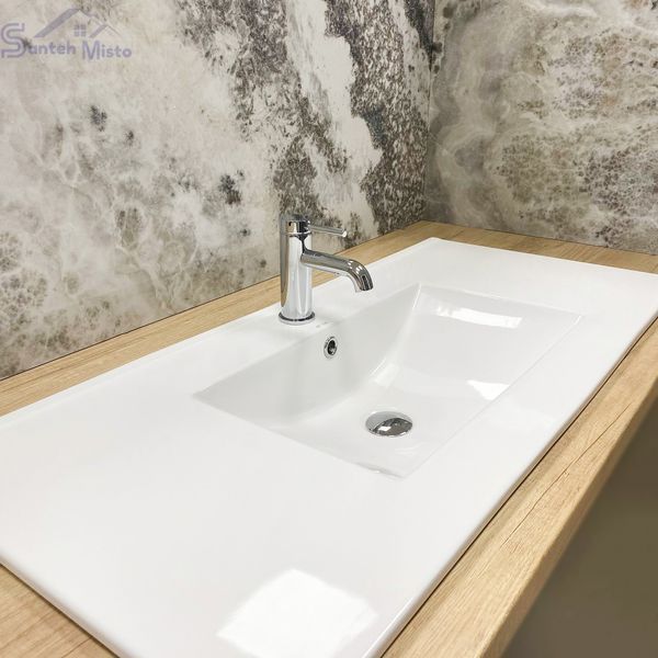Умывальник (раковина) VBI FERRARA 100 WHITE врезной VBI-018030 фото
