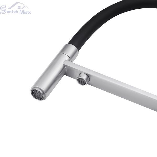 Змішувач для кухні з підключенням до фільтра Kroner KRP Edelstahl Klassisch - ESG03815BLK CV027933 фото
