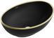 Умывальник (раковина) MEXEN ELZA BLACK GOLD EDGE накладной MEX-21014025 фото 1