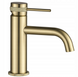 Змішувач для раковини (умивальника) REA LUNGO GRIP BRUSHED GOLD низький REA-B6950 фото 1
