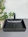 Умивальник (раковина) VBI LATINA BLACK STONE MATT накладний VBI-013103 фото 4