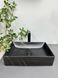 Умивальник (раковина) VBI LATINA BLACK STONE MATT накладний VBI-013103 фото 3