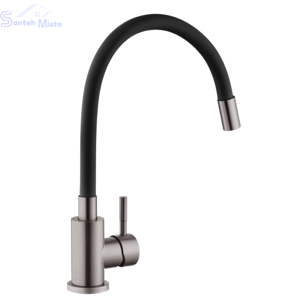 Комплект кухонної мийки Kraft -NANO BLACK 5050HM PVD SM30558 фото