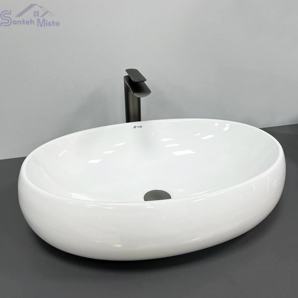 Умивальник (раковина) VBI VENETO M WHITE накладний VBI-012802 фото