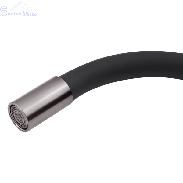 Комплект кухонної мийки Kraft -NANO BLACK 5050HM PVD SM30558 фото