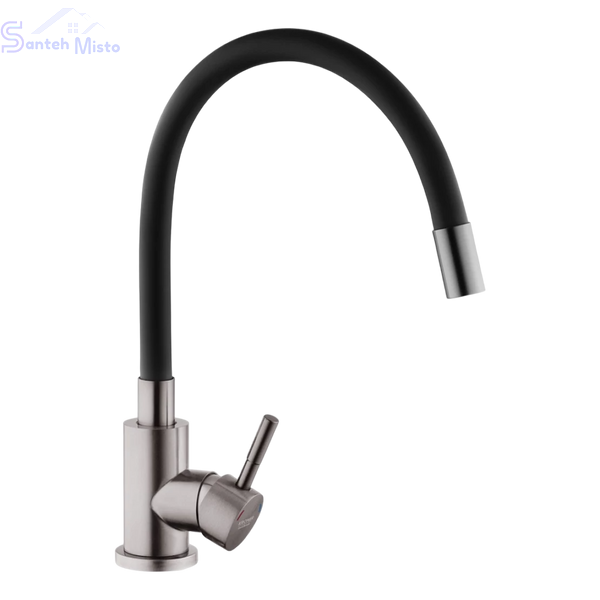 Комплект кухонної мийки Kraft -NANO BLACK 5050HM PVD SM30558 фото