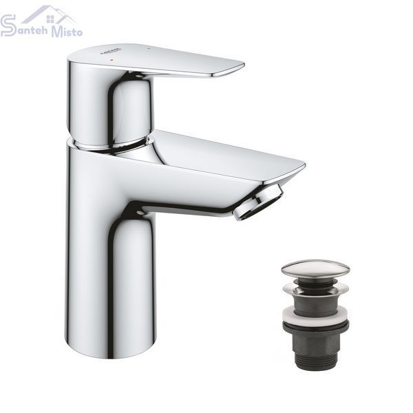 Змішувач для раковини Grohe QuickFix Start Edge S-Size 24199001 з донним клапаном CV031938 фото