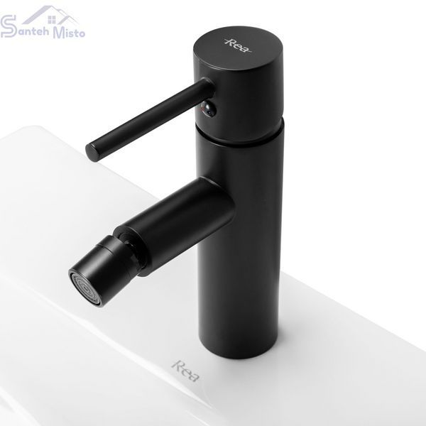 Змішувач для біде REA TESS BLACK чорний REA-B5006 фото