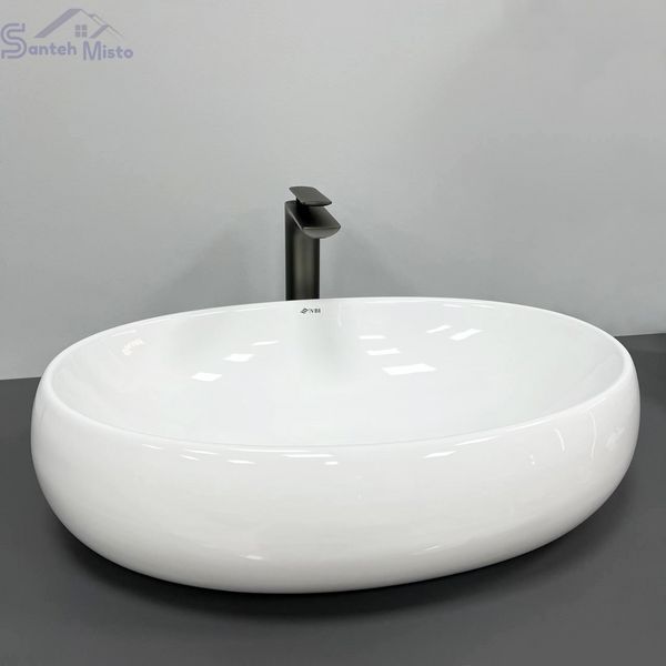 Умивальник (раковина) VBI VENETO M WHITE накладний VBI-012802 фото