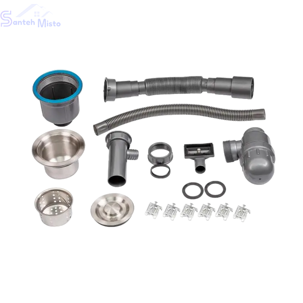 Комплект кухонної мийки KRP Geb&uuml;rstet-6350LHM SM0974 фото
