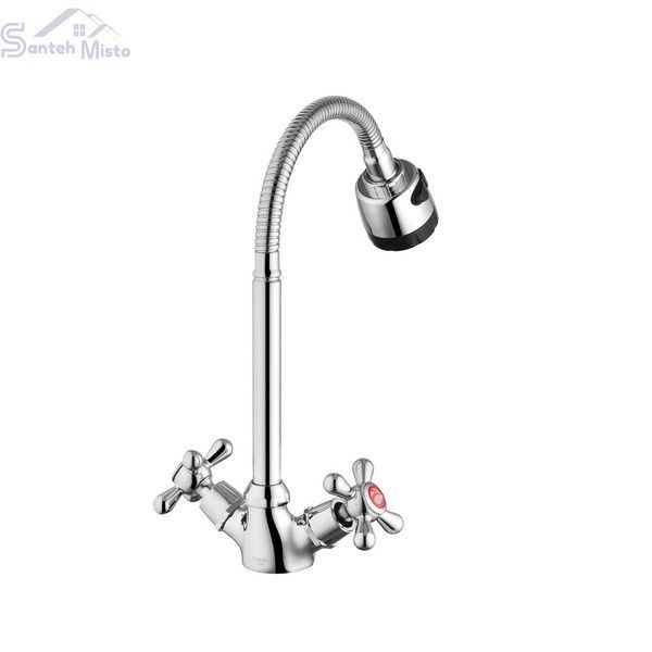 Змішувач для кухні з гнучким виливом Agua Toledo - C039 CV018082 фото
