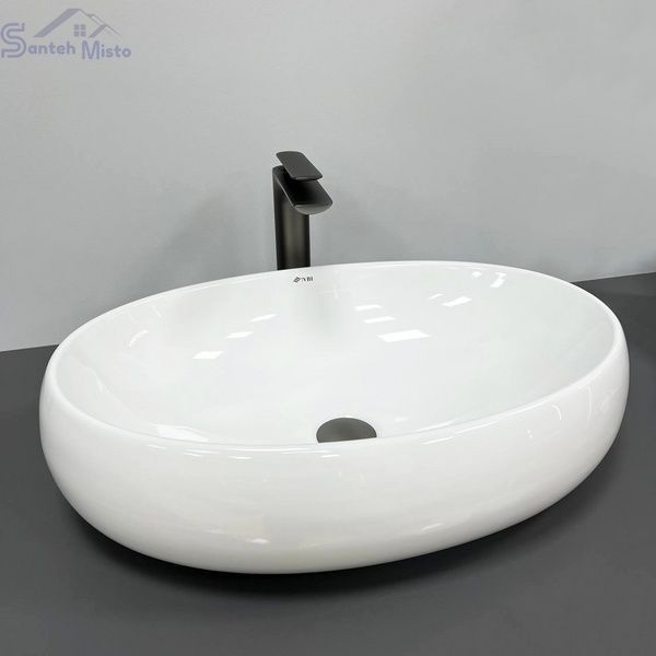 Умывальник (раковина) VBI VENETO M WHITE накладной VBI-012802 фото